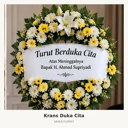 Krans Bunga Duka Cianjur